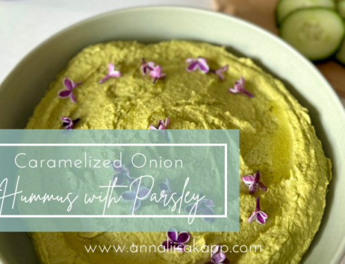 Caramelized Onion & Parsley Hummus ft 6 Functional Mushroom Blend