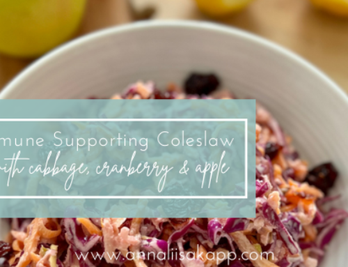 Immune Supporting Healthy Coleslaw ft. 4 Mushroom Blend by Eversio Wellness